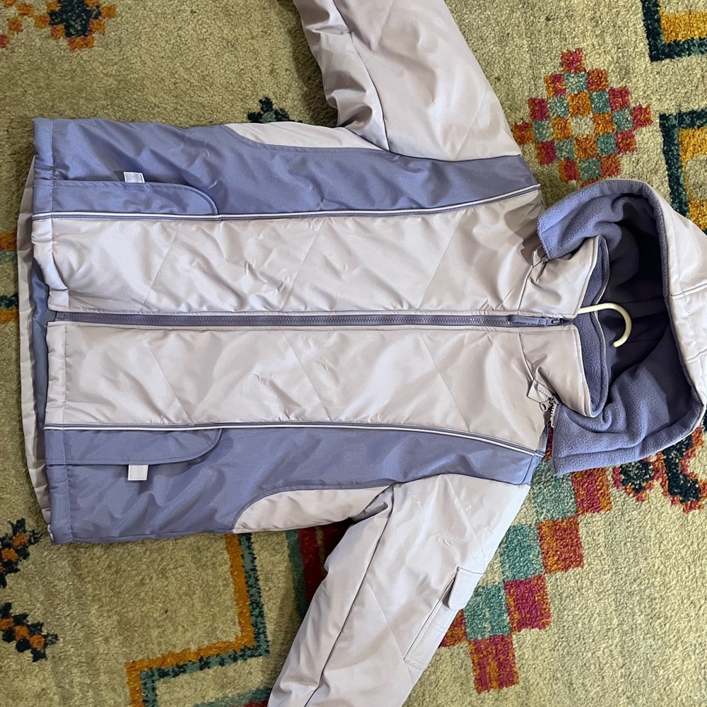 Two-Tone Hooded Jacket